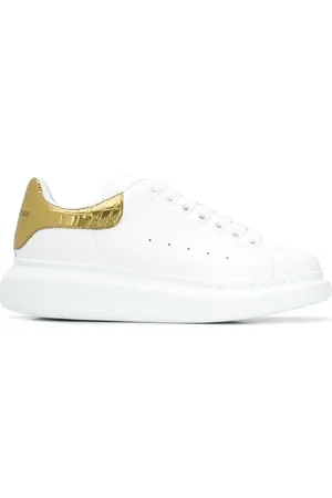 Alexander McQueen Oversize metalliske low-top sneakers