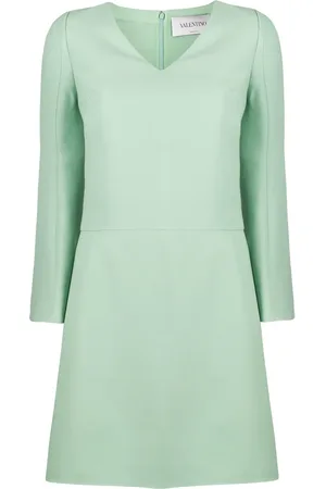VALENTINO GARAVANI Kort shift-kjole med V-hals