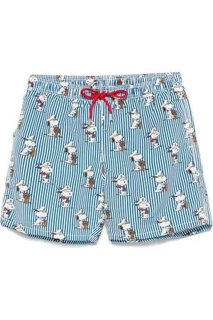 MC2 SAINT BARTH Badeshorts med grafisk tryk