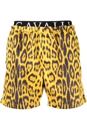 Roberto Cavalli Badeshorts med leopardtryk