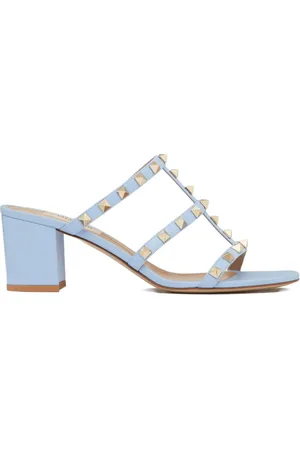 VALENTINO GARAVANI Rockstud 60 mm lædersandaler