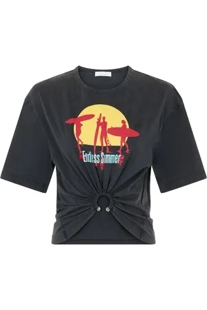 Paco rabanne T-shirt med grafisk tryk