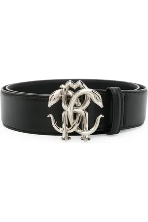 Roberto Cavalli Mirror Snake leather belt