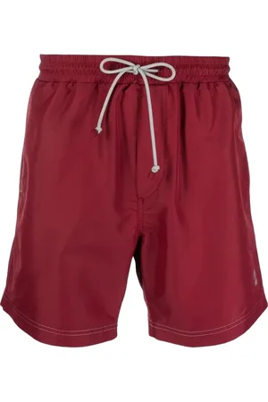 Brunello Cucinelli Badeshorts med broderet logo