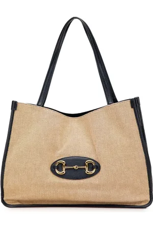 Gucci Mellemstor Horsebit 1955 tote i kanvas fra 2016-2024