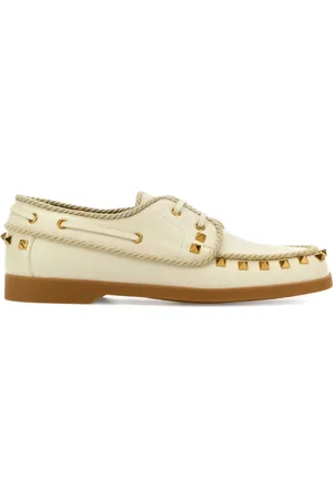 VALENTINO GARAVANI Rockstud boat shoes