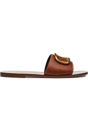 VALENTINO GARAVANI Sandaler i læder med VLogo