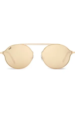 Web Round-frame sunglasses
