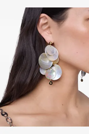 Paco rabanne Shell Discs-øreringe
