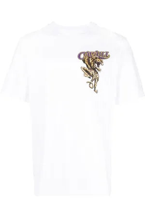 Roberto Cavalli Kortærmet T-shirt med logotryk