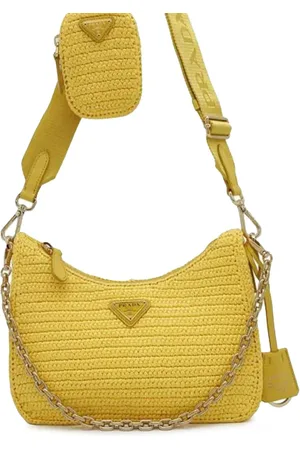 Prada Re-Edition 2005 satchel-taske i bast fra 2019-2025