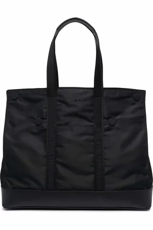 Alexander McQueen Tote med logo-broderi