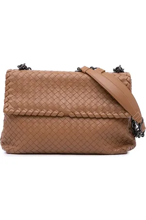 Bottega Veneta Medium Intrecciato Olimpia skuldertaske i nappalæder fra 2012-2024