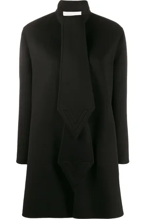 VALENTINO GARAVANI Intarsia-frakke i kappestil