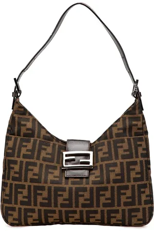 Fendi 2000-2010 Zucca Canvas skuldertaske