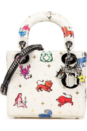 Dior Lille Pixel Zodiac Lady Dior satchel-taske fra 2022
