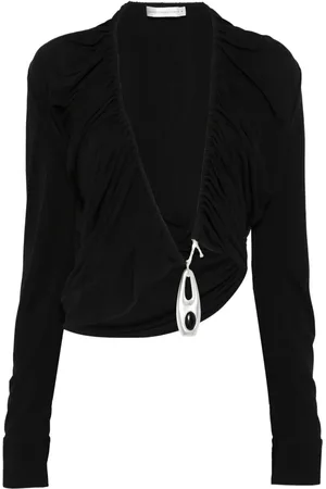 CHRISTOPHER ESBER Lavalliere jersey-top