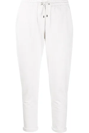 Brunello Cucinelli Cropped joggingbukser med løbesnor