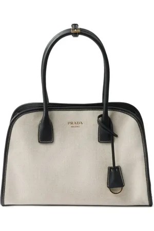 Prada Mellemstor tote i hørblanding