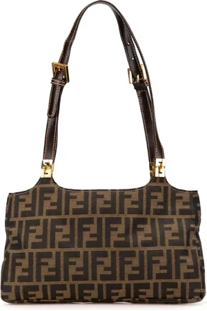 Fendi 2000-2010 Zucca Canvas skuldertaske