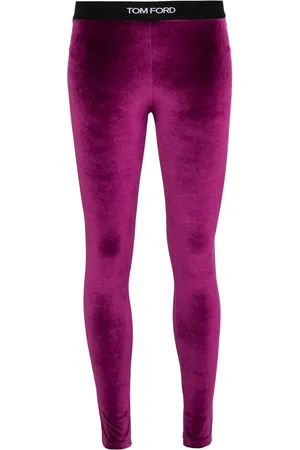 Tom Ford Leggings med logobånd