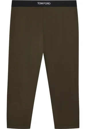 Tom Ford Leggings med logobånd i taljen