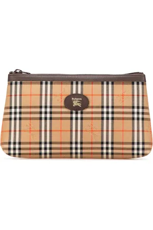 Burberry Clutch i Haymarket-ternet kanvas fra det 20. århundrede
