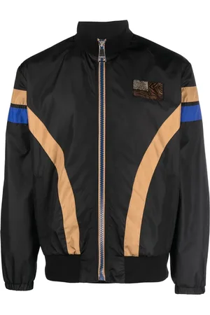 Roberto Cavalli Bomberjakke med flag-broderi