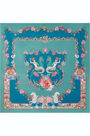 VERSACE Coral Theater silketørklæde