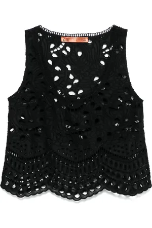ERMANNO SCERVINO Top i broderie anglaise