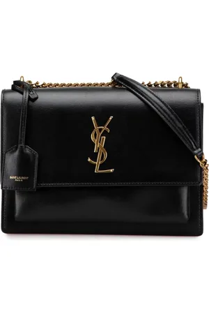 Saint Laurent Medium Monogram Sunset crossbody-taske i læder fra 2018