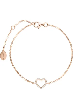 VEYNOU Heart armbånd i 14 karat rosaguld med diamant