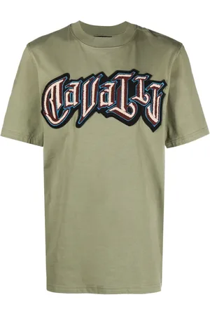Roberto Cavalli T-shirt med logotryk