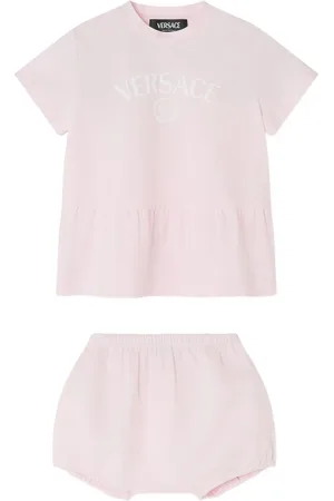 VERSACE T-shirt-kjole med logotryk