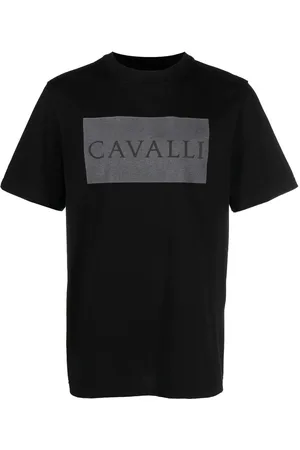 Roberto Cavalli T-shirt med logotryk