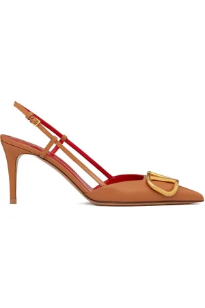 VALENTINO GARAVANI 80mm signatur slingback-pumps med VLogo