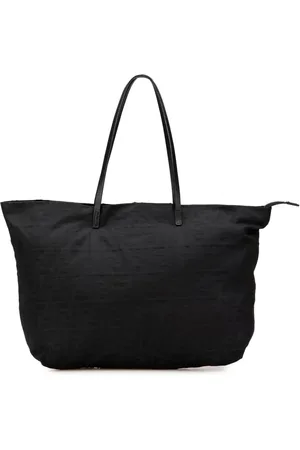 Fendi Tote i kanvas med Zucca-mønster fra 2000-2010