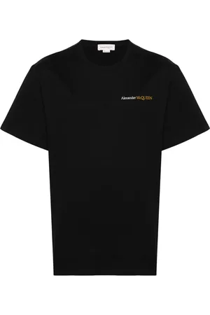 Alexander McQueen T-shirt med broderet logo
