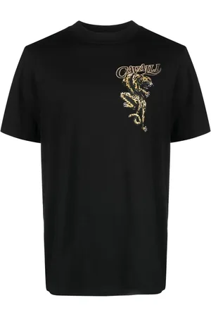 Roberto Cavalli T-shirt med logotryk