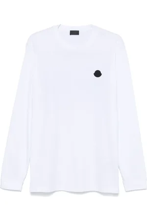 Moncler T-shirt i jersey med gummi-logo