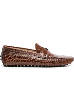 Roberto Cavalli Loafers med præget krokodilleeffekt