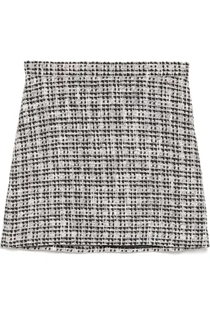 KIMHEKIM Kort nederdel i tweed