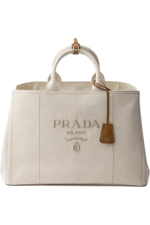 Prada Tote med logobroderi