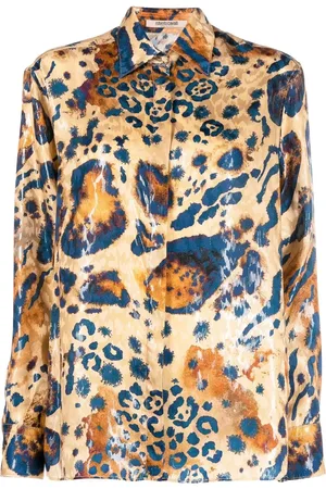Roberto Cavalli Skjorte med leopardprint