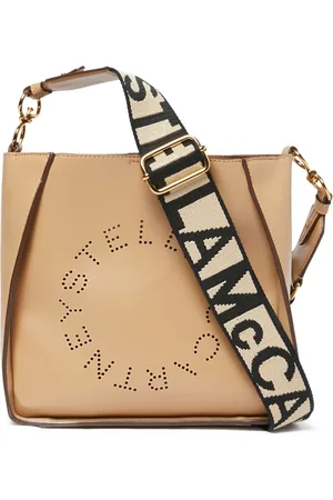 Stella McCartney Perforeret skuldertaske med logo