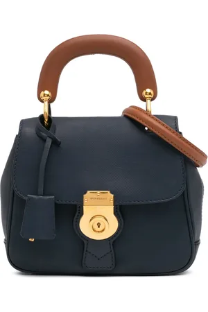 Burberry Lille Trench DK88 satchel-taske i kalveskind med tophåndtag fra 2011-2024