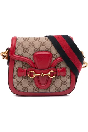 Gucci Lille Lady Web crossbody-taske i GG-kanvas fra 2016-2024
