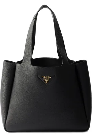 Prada Mellemstor tote i læder