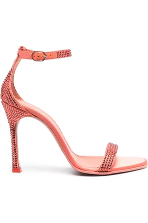 Amina Muaddi Kim 115mm sandaler med krystaludsmykning
