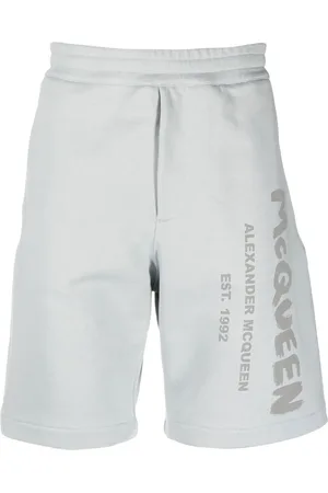Alexander McQueen Træningsshorts med graffiti-tryk